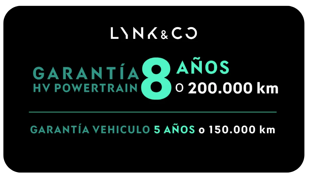 Garantía Lynk & Co de 8 años